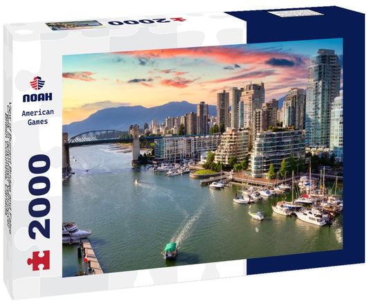 Noah Jigsaw Puzzle View of Burrard Bridge and False Creek in downtown Vancouver, British Columbia, Canada 2000 pieces