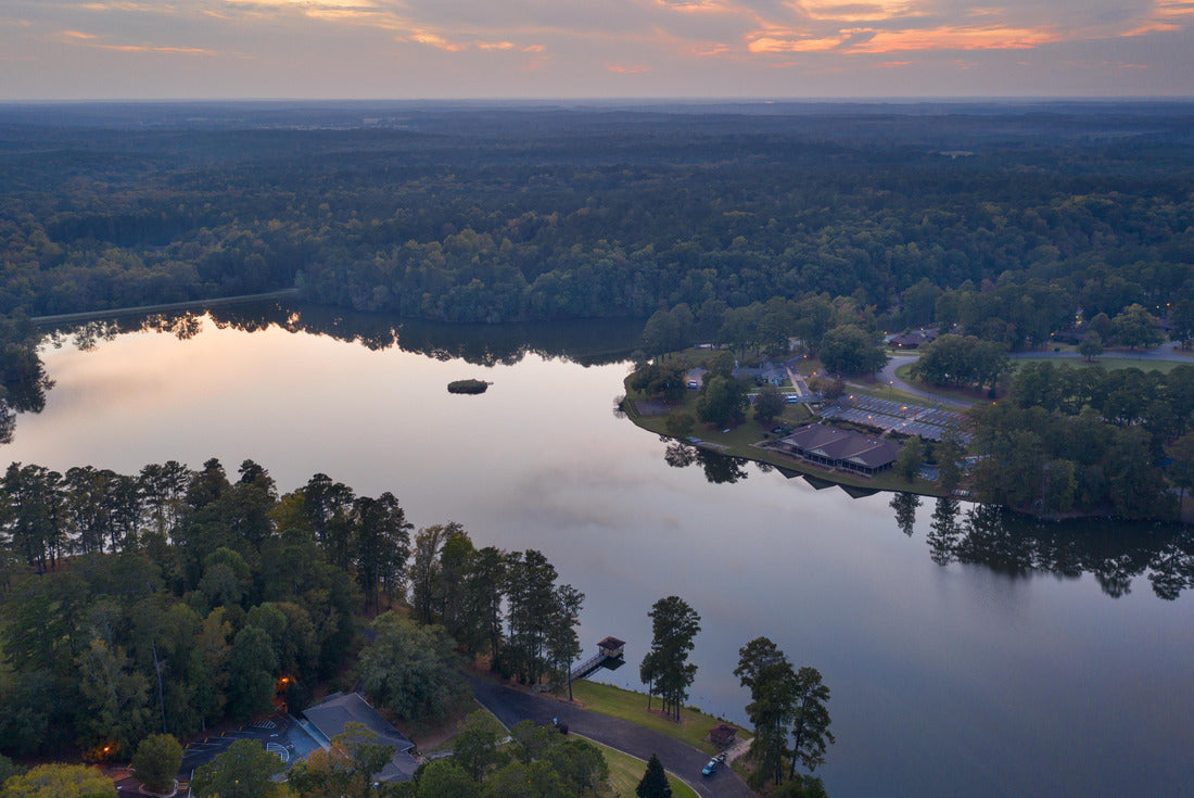 Rock Eagle Lake, Putnam County, Georgia, USA at dusk 2000pc Puzzle