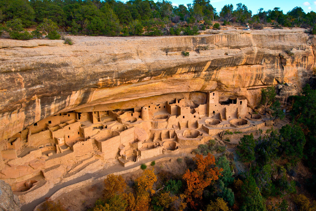 USA, Colorado, Cortez. Mesa Verdes Cliff Palace, a cliff dwelling 2000pc Puzzle