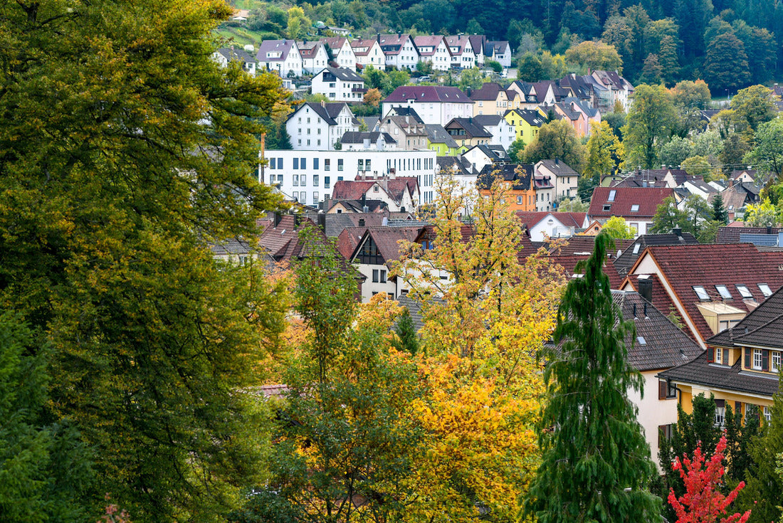 Autumn landscape over the German town of Schramberg in the Black Forest 2000pc Puzzle