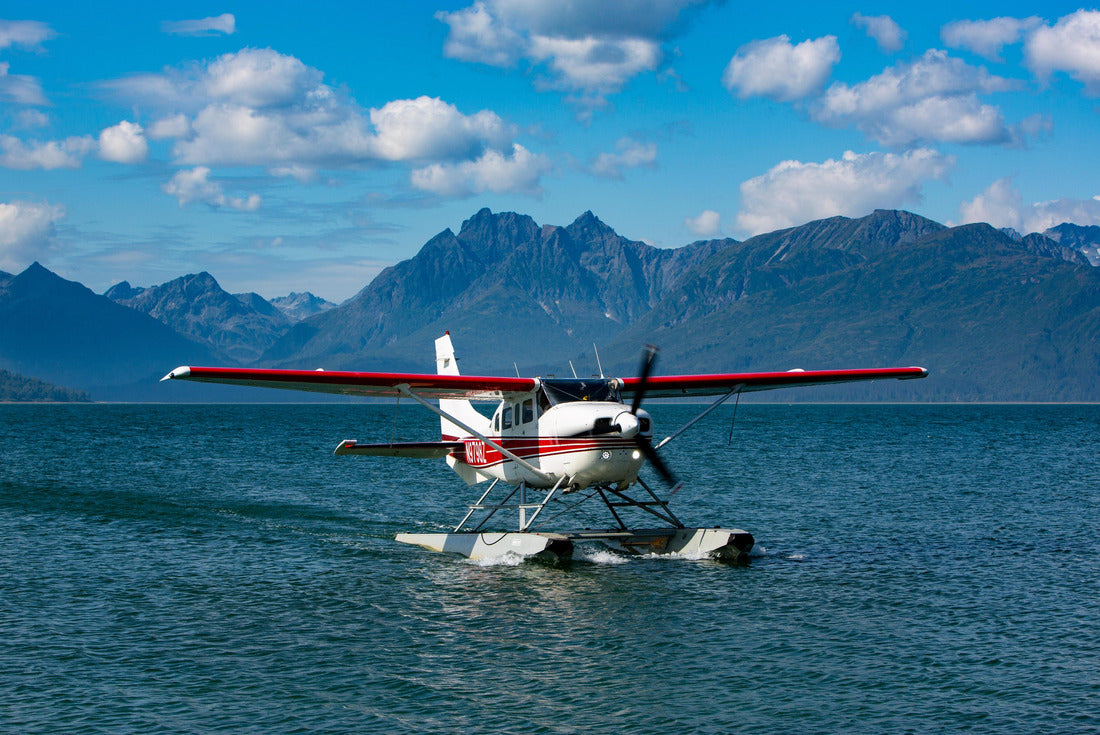 Noah Jigsaw Puzzle Lake Clark National Park and Preserve, Cook Inlet, Kenai Peninsula, Alaska, Floatplane, Mount Iliamna Volcano 2000 pieces