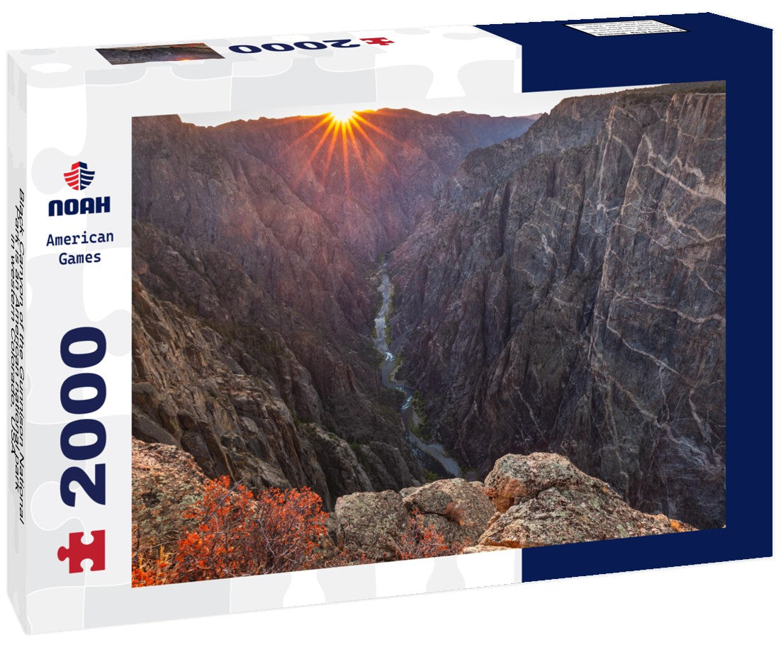 Noah Jigsaw Puzzle Black Canyon of the Gunnison National Park is an American national park in western Colorado, USA 2000 pieces