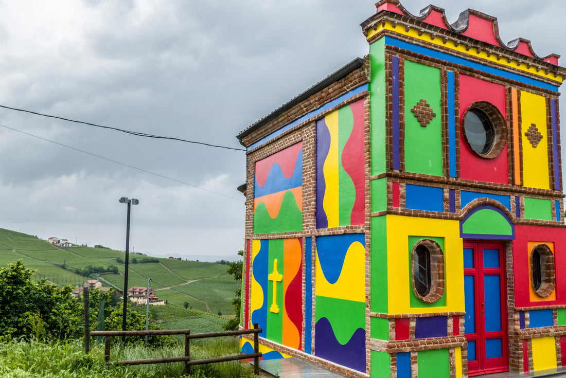 The chapel of Barolo, a colored church in Piemont, Italy. 2000pc Puzzle