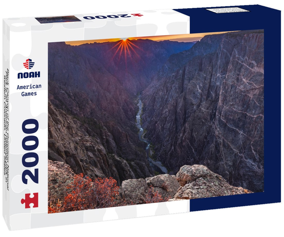 Black Canyon of the Gunnison National Park is an American national park in western Colorado, United States 2000pc Puzzle