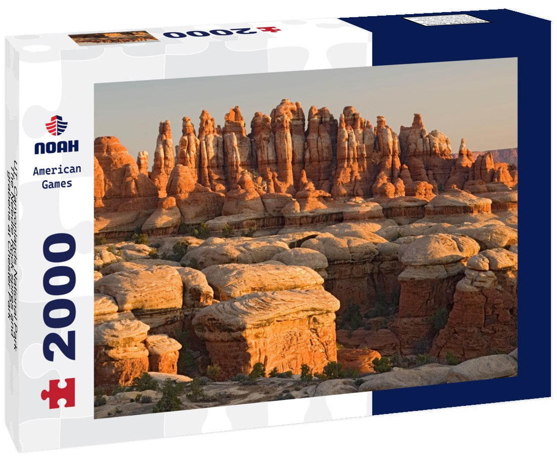UT, Canyonlands National Park, The Needle Rock spires and grabens at Chester Park 2000pc Puzzle