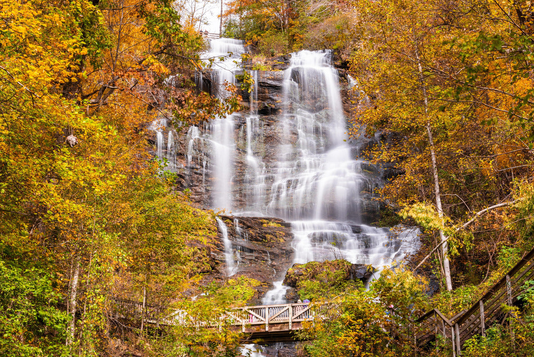 Amicalola Falls, Georgia, USA in the fall season 2000pc Puzzle