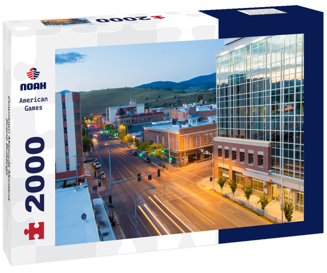 Downtown Missoula Montana Scene Buildings 2000pc Puzzle