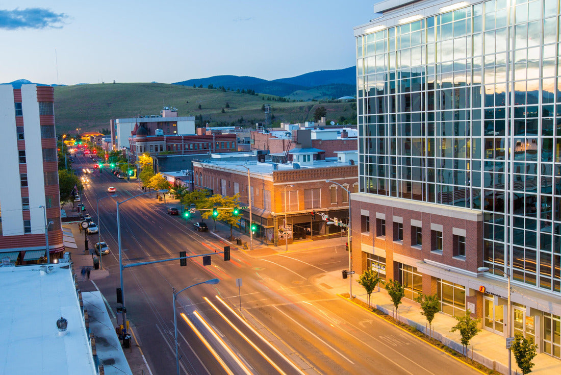 Downtown Missoula Montana Scene Buildings 2000pc Puzzle