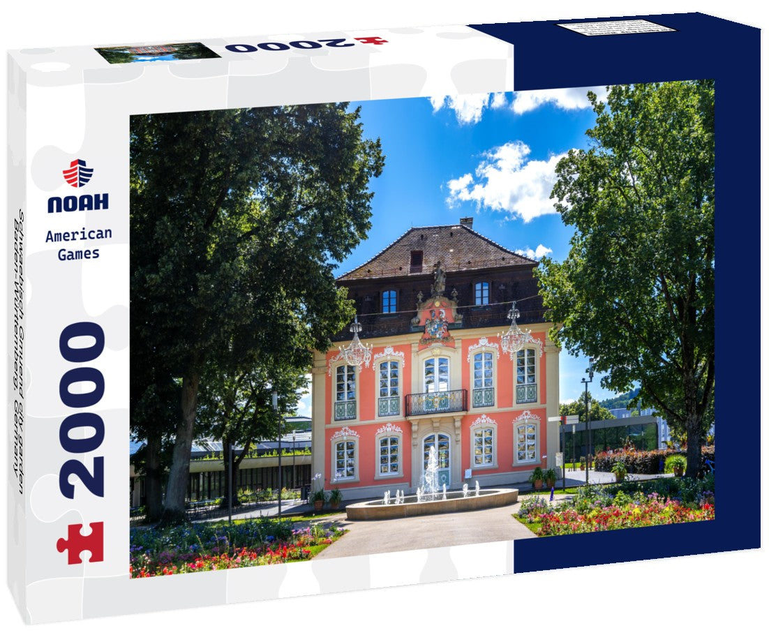 Schwaebisch Gmuend city garden, Baden-Württemberg, Germany 2000pc Puzzle
