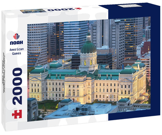 Noah Jigsaw Puzzle Indiana State Capitol Building in Indianapolis, Indiana, USA 2000 pieces