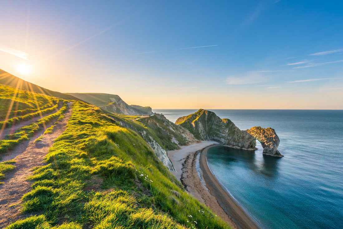 Durdle Door at sunrise in Dorset, Jurassic Coast, England, UK 2000pc Puzzle