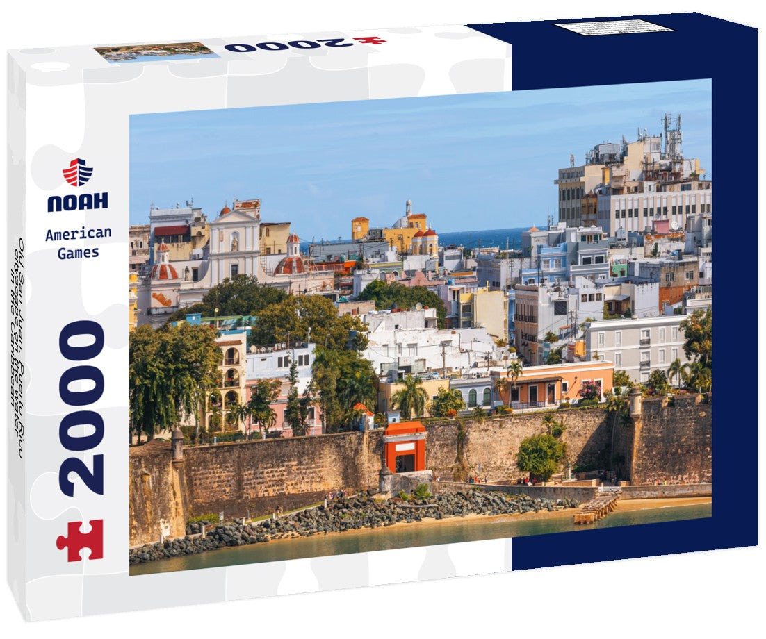 Old San Juan, Puerto Rico cityscape on the water in the Caribbean 2000pc Puzzle