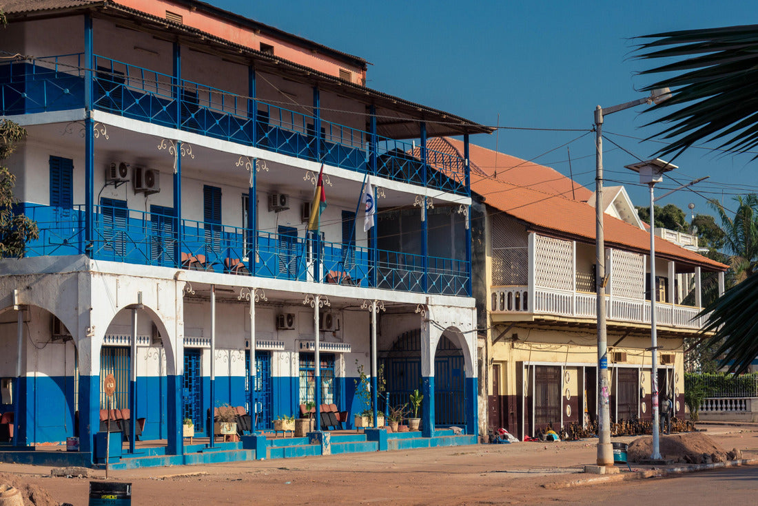 Colonial-era buildings in the center of the city of Bissau, capital of Guinea Bissau 2000pc Puzzle