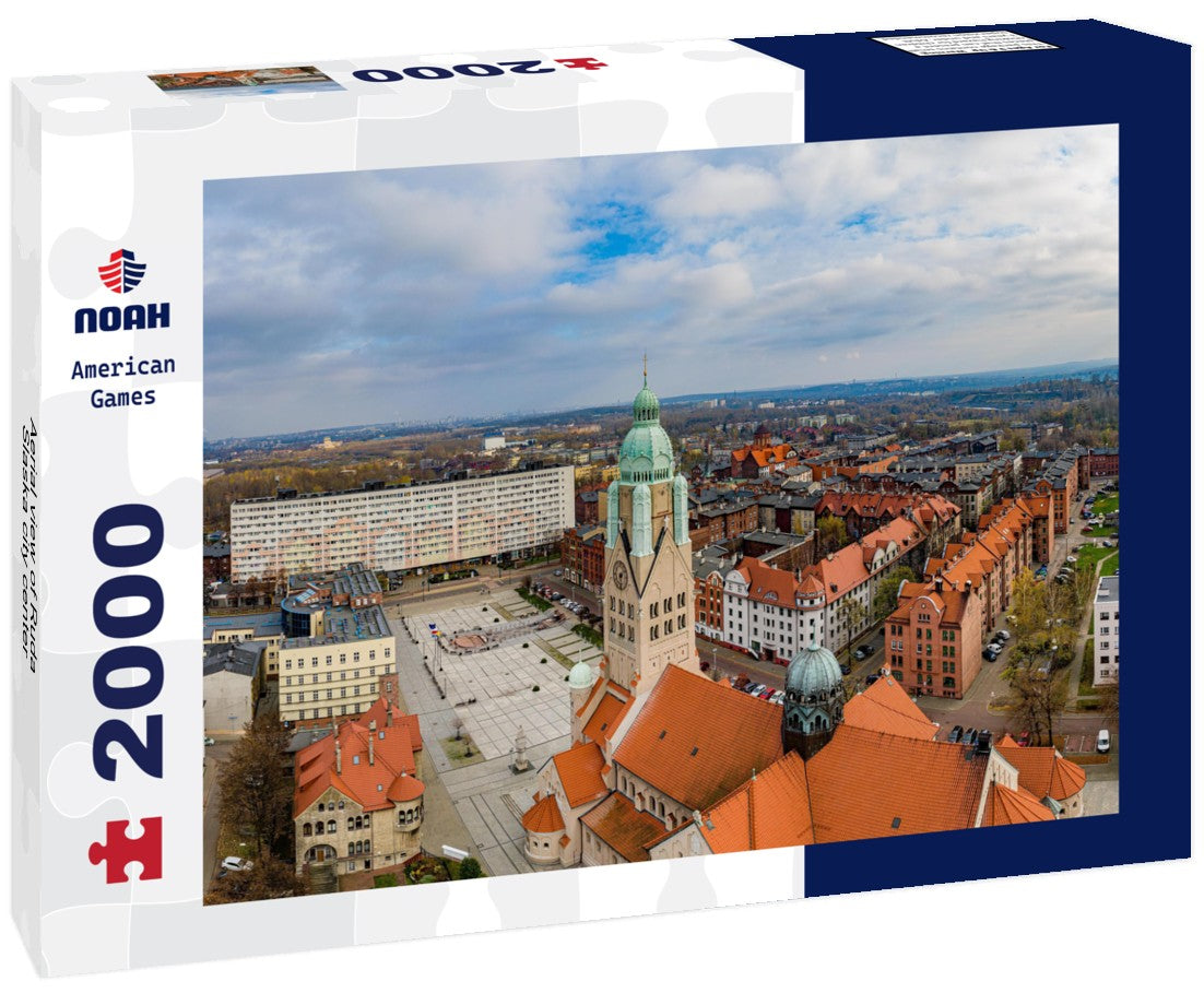 Aerial view of Ruda Slaska city center 2000pc Puzzle