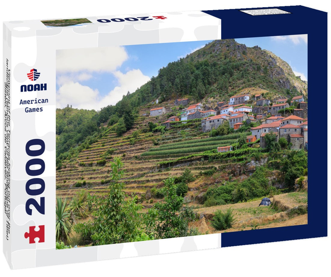 Noah Jigsaw Puzzle Viewpoint of the Terraces looking out over the landscape (famous view of the landscape of Tibet), Sistelo, Arcos de Valdevez, Portugal 2000 pieces