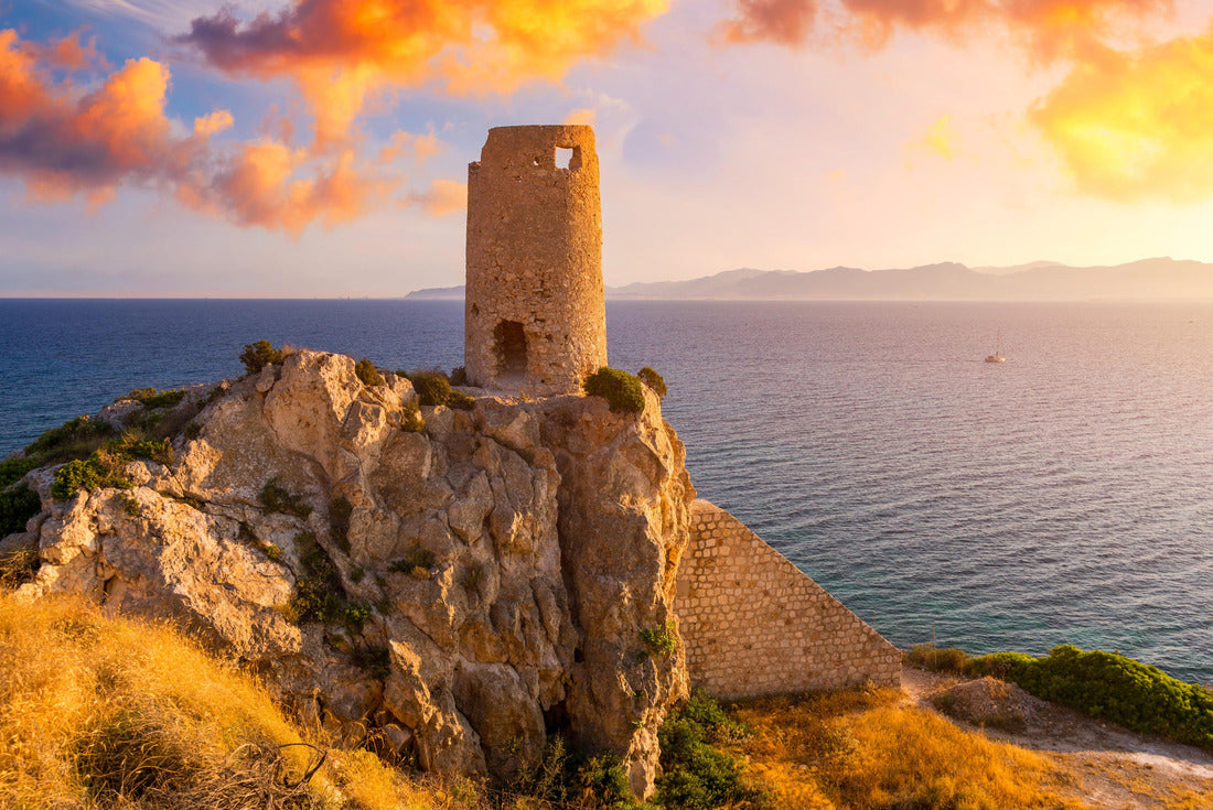 Torre del Prezzemolo, an old coastal tower in Cagliari, Sardinia, Italy 2000pc Puzzle