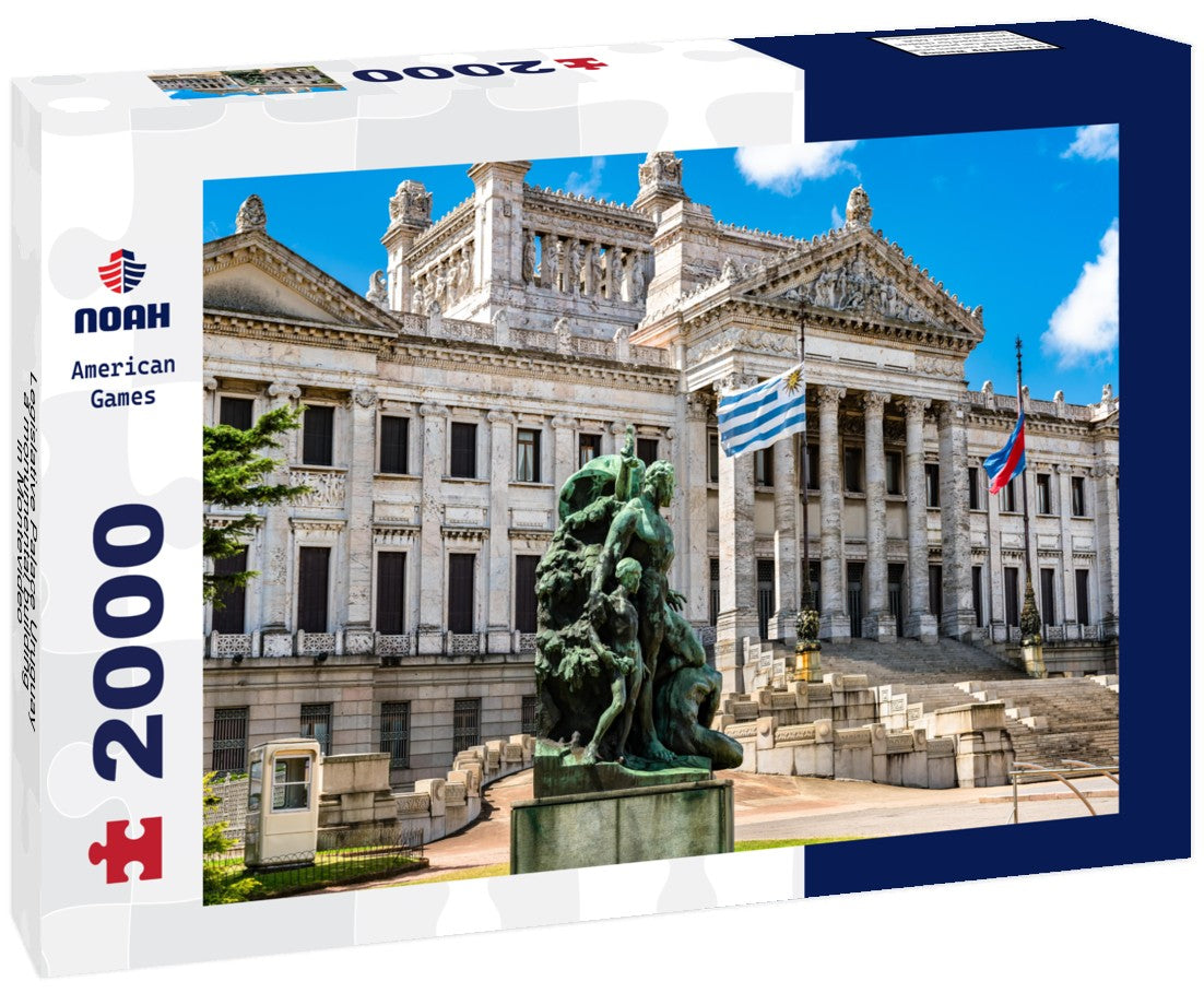 Noah Jigsaw Puzzle Legislative Palace Uruguay, a monumental building in Montevideo 2000 pieces