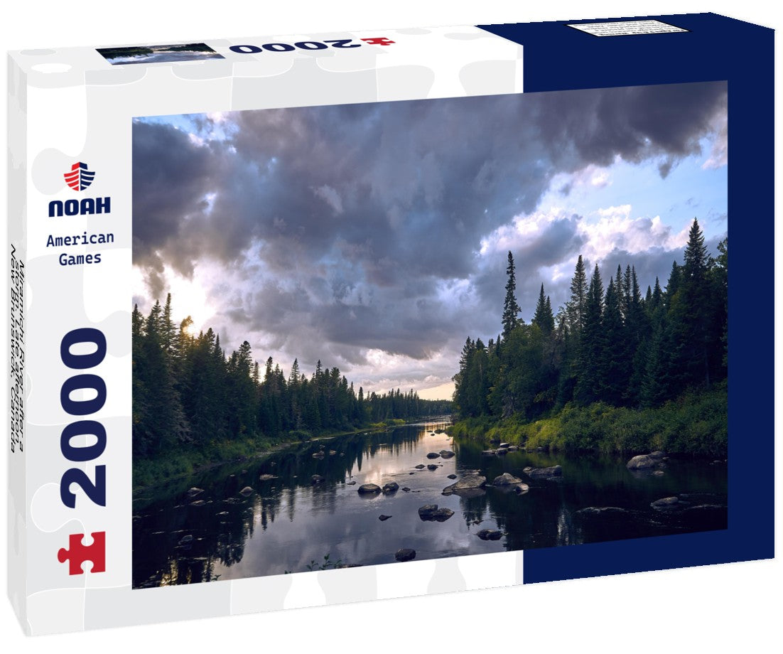 Miramichi River after a storm. Late afternoon, New Brunswick, Canada 2000pc Puzzle