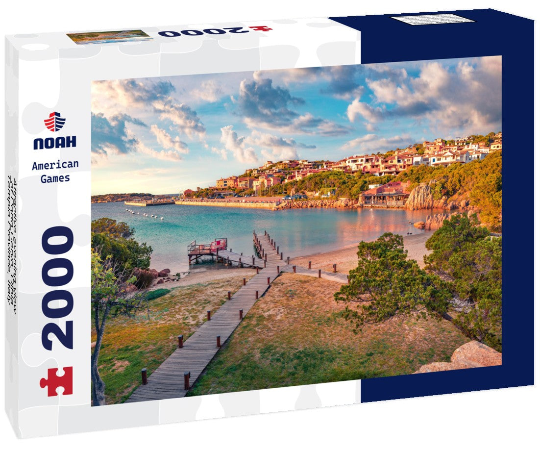 Attractive evening view of Porto Cervo, Olbia-Tempio Province, Italy 2000pc Puzzle