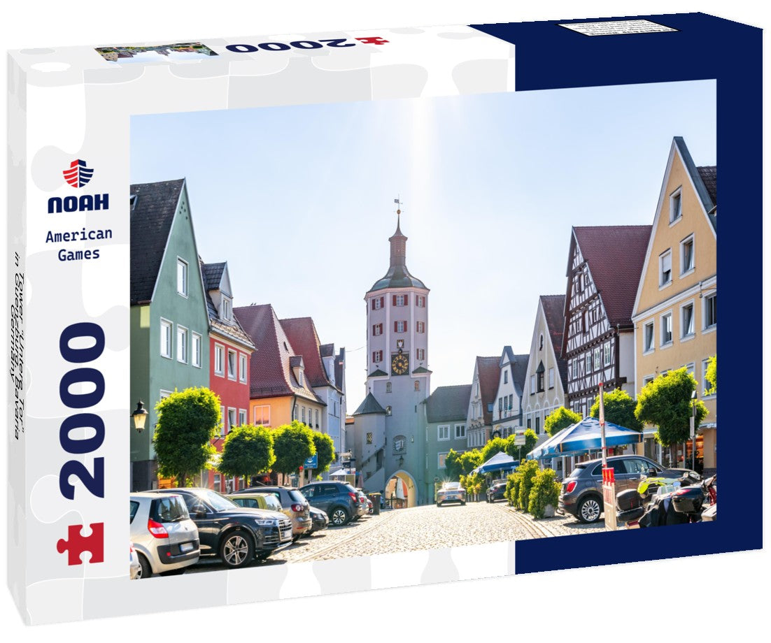 Noah Jigsaw Puzzle Tower “Untere Tor” in Guenzburg, Bavaria, Germany 2000 pieces