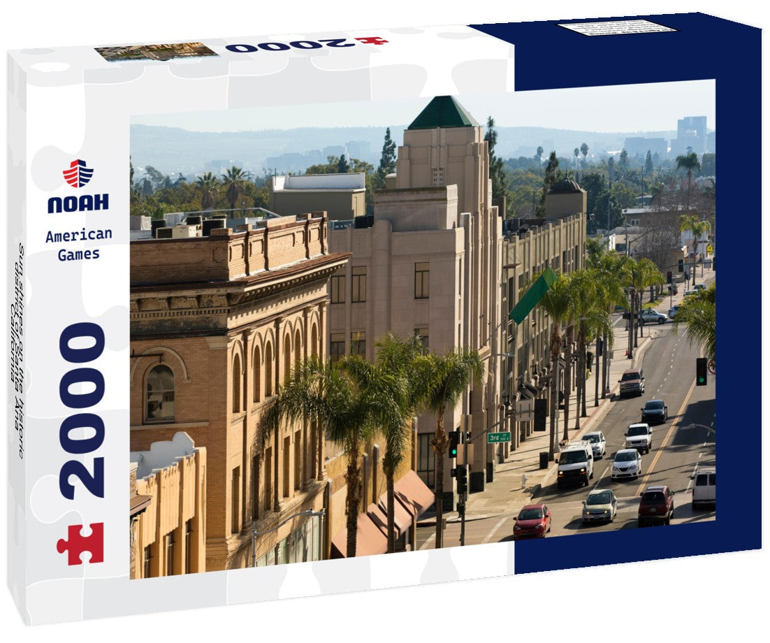 Sun shines on the historic district of Santa Ana, California 2000pc Puzzle