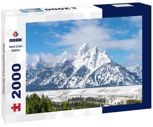Noah Jigsaw Puzzle Winter Landscape in the Grand Teton National Park, Wyoming 2000 pieces