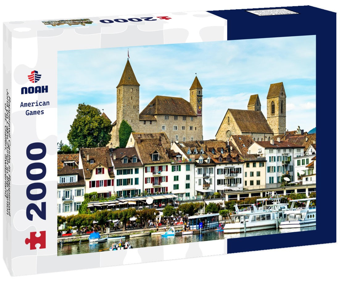 Noah Jigsaw Puzzle Rapperswil Castle in Rapperswil-Jona on Lake Zurich in the canton of St. Gallen, Switzerland 2000 pieces