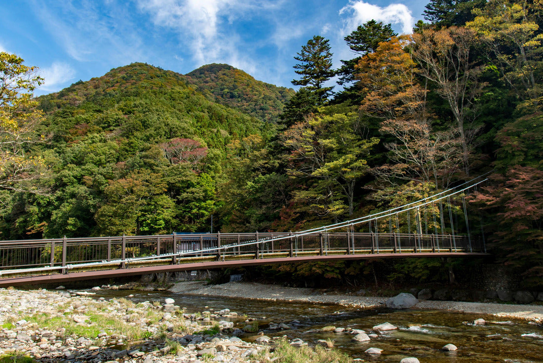 Japanese hot spring area Shiobara Onsen, Tochigi Prefecture Red suspension bridge 2000pc Puzzle