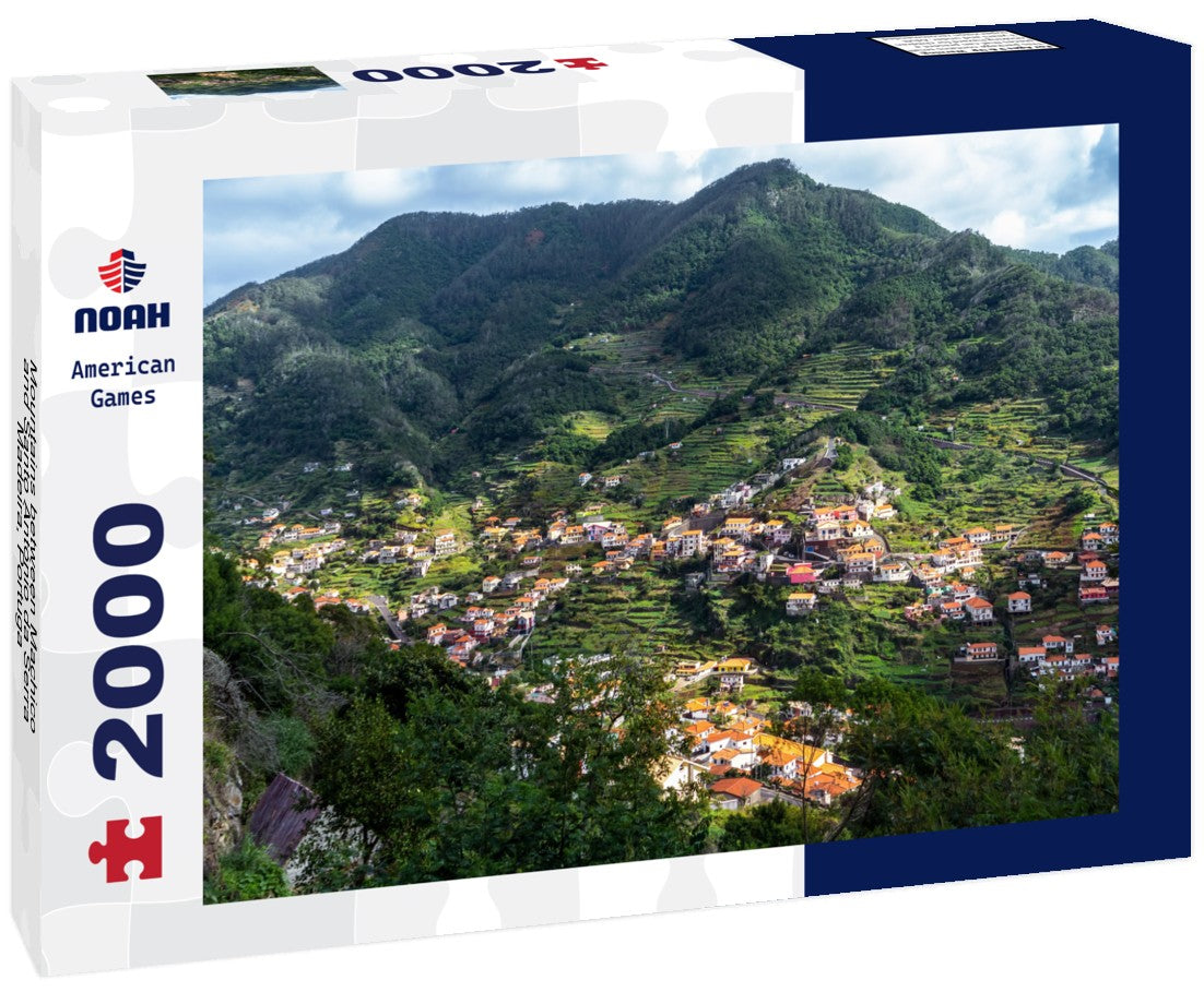 Mountains between Machico and Santo António da Serra, Madeira, Portuga 2000pc Puzzle