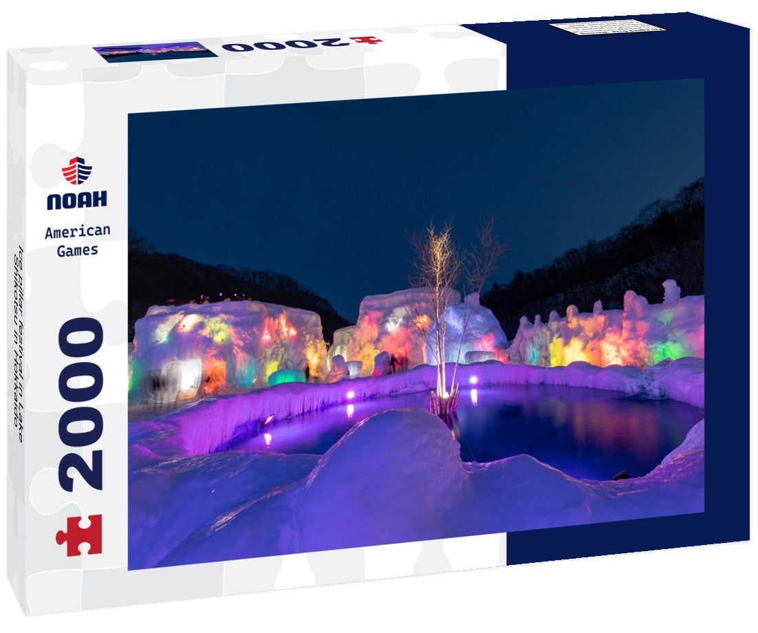 Ice pillar festival in Lake Shikotsu in Hokkaido 2000pc Puzzle