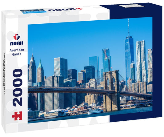 Noah Jigsaw Puzzle Brooklyn Bridge in NYC (Brooklyn Side) 2000 pieces