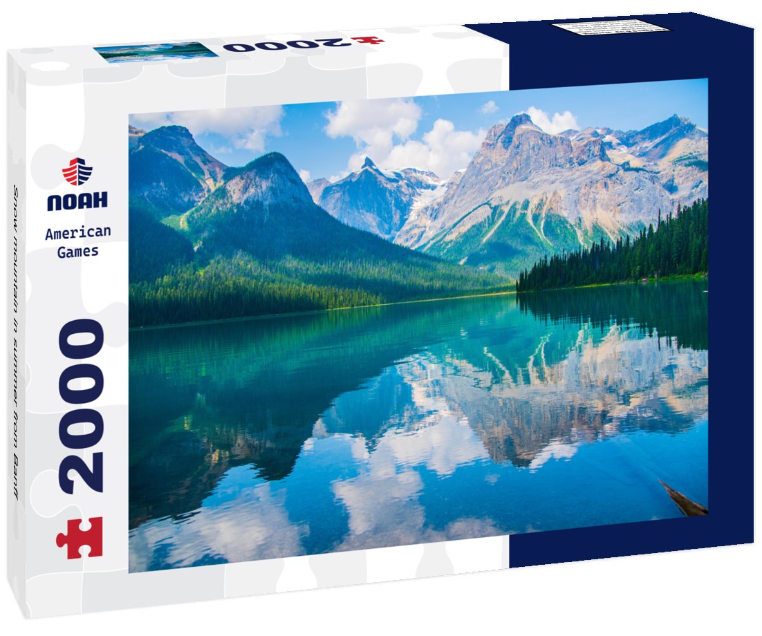 Snow mountain in summer from Banff 2000pc Puzzle