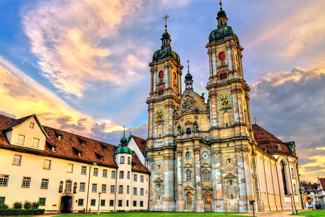 The Abbey of Saint Gall Cathedral in St. Gallen. UNESCO World Heritage Site in Switzerland 2000pc Puzzle