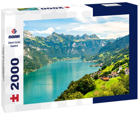 Noah Jigsaw Puzzle Landscape at Walensee Lake in Switzerland 2000 pieces