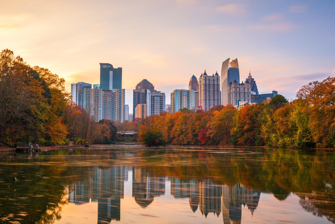 Atlanta, Georgia, USA Piedmont Park skyline in fall 2000pc Puzzle