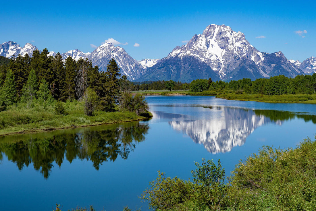 Mount Moran in Grand Teton National Park from oxbow bend 2000pc Puzzle