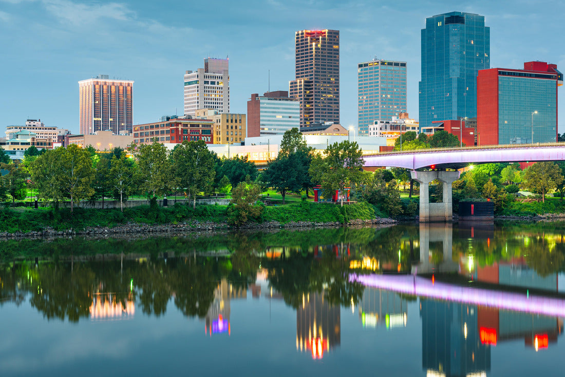 Little Rock, Arkansas, USA skyline on the river at twilight 2000pc Puzzle