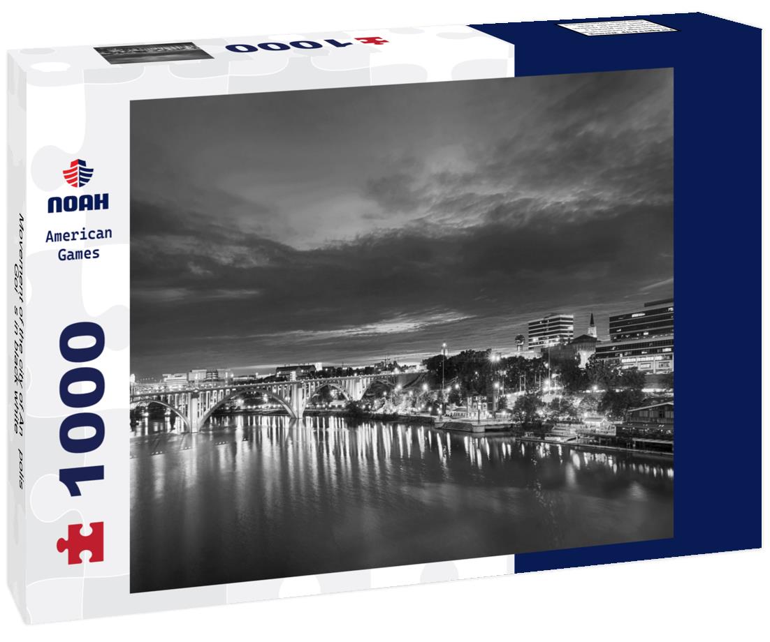 Noah Jigsaw Puzzle Movement of the city of Anápolis, Goiás in black white 1000 pieces