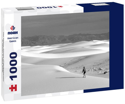 Noah Jigsaw Puzzle The historic houses of Herleshausen in Hessen in black white 1000 pieces