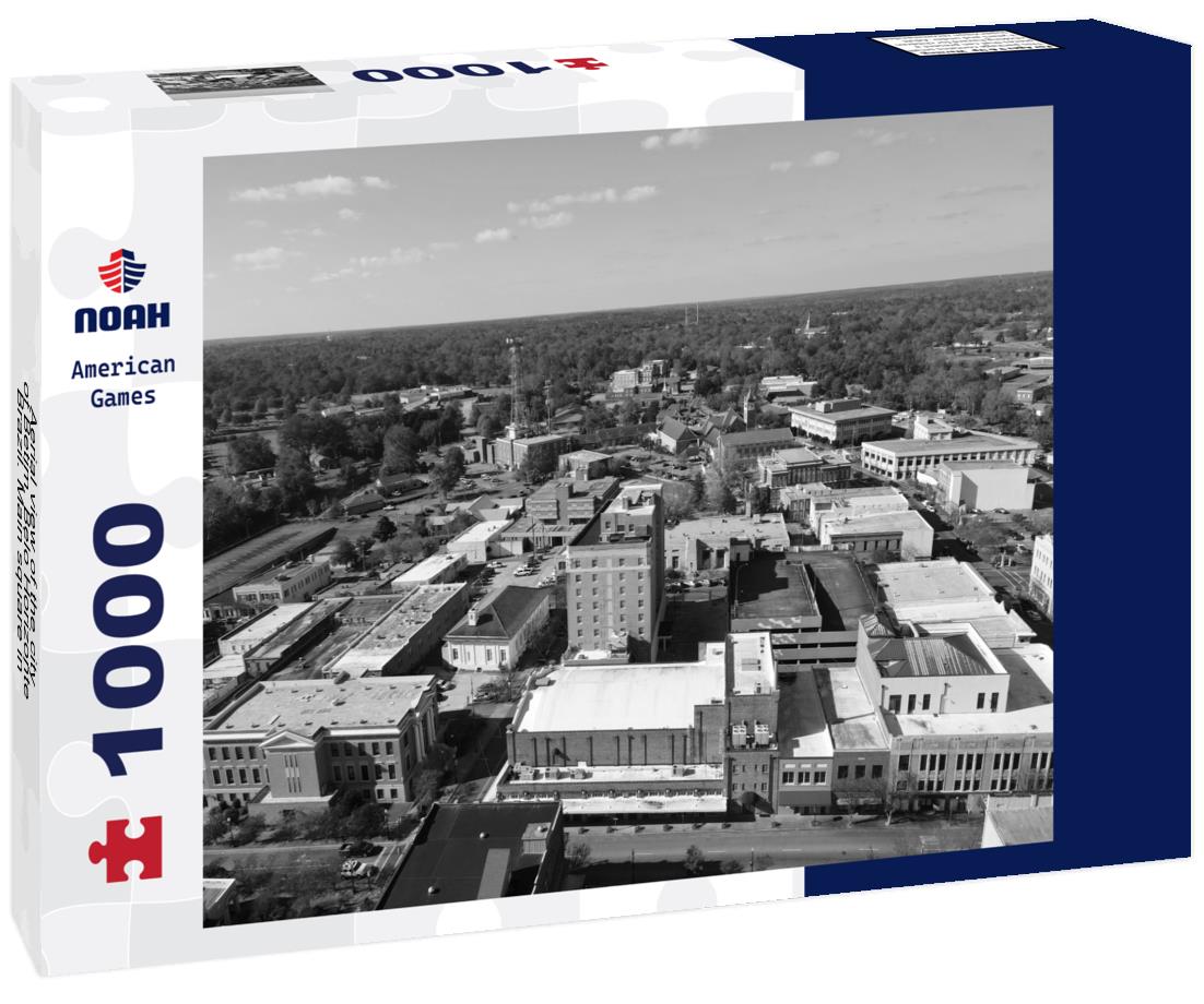 Noah Jigsaw Puzzle Aerial view of the city of Betim, Belo Horizonte, Brazil. Main square in black white 1000 pieces