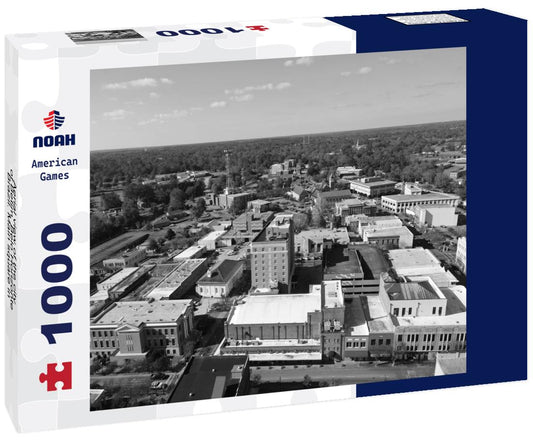 Noah Jigsaw Puzzle Aerial view of the city of Betim, Belo Horizonte, Brazil. Main square in black white 1000 pieces