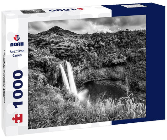 Noah Jigsaw Puzzle Old city of Butzbach, Hessen, Germany in black white 1000 pieces