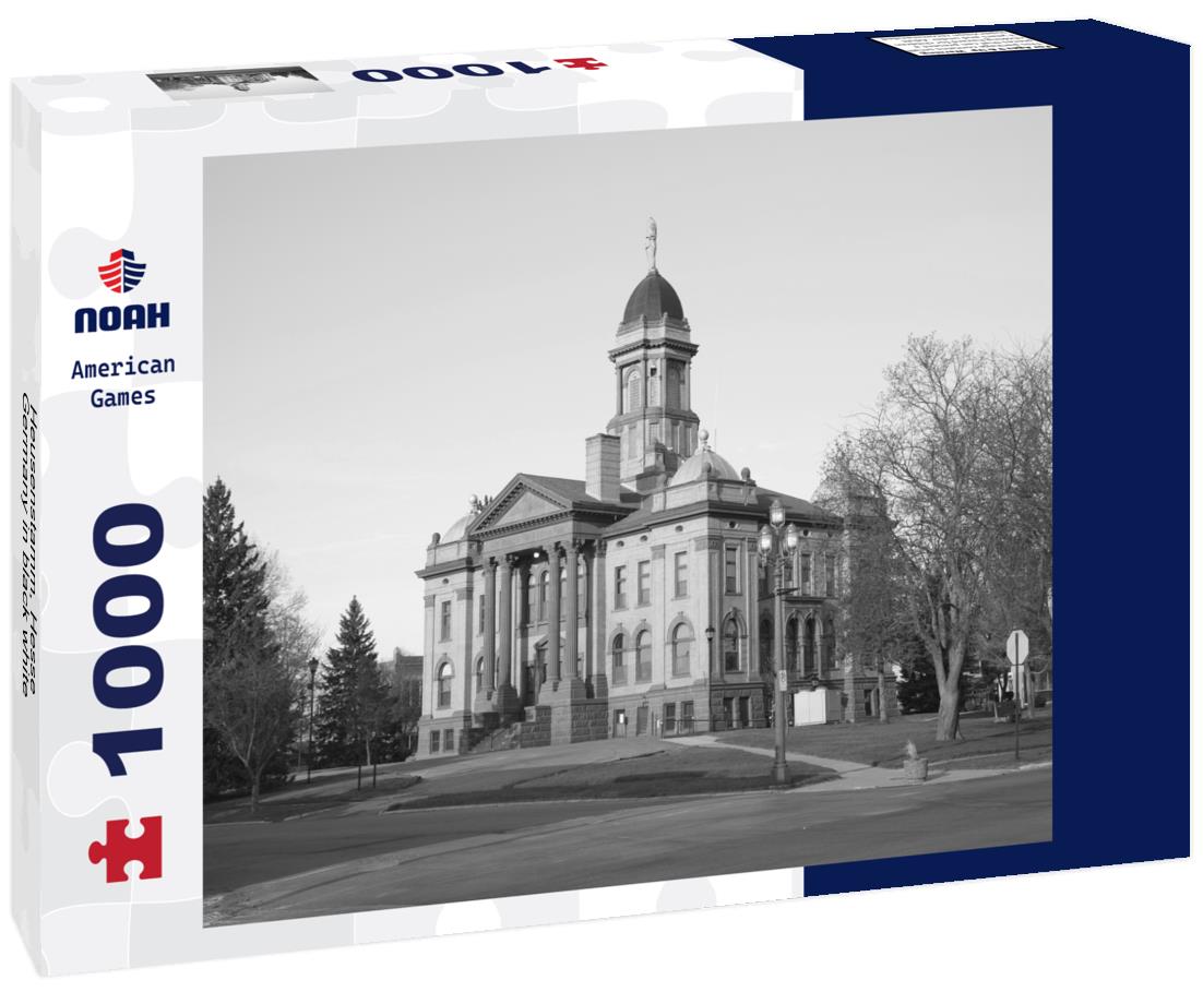 Noah Jigsaw Puzzle Heusenstamm, Hesse, Germany in black white 1000 pieces