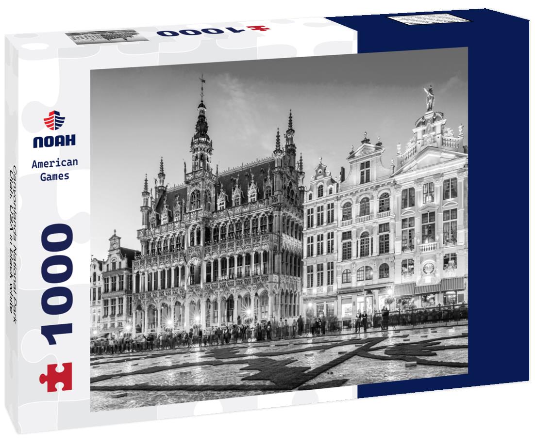 Noah Jigsaw Puzzle Canyonlands National Park, Utah, USA in black white 1000 pieces