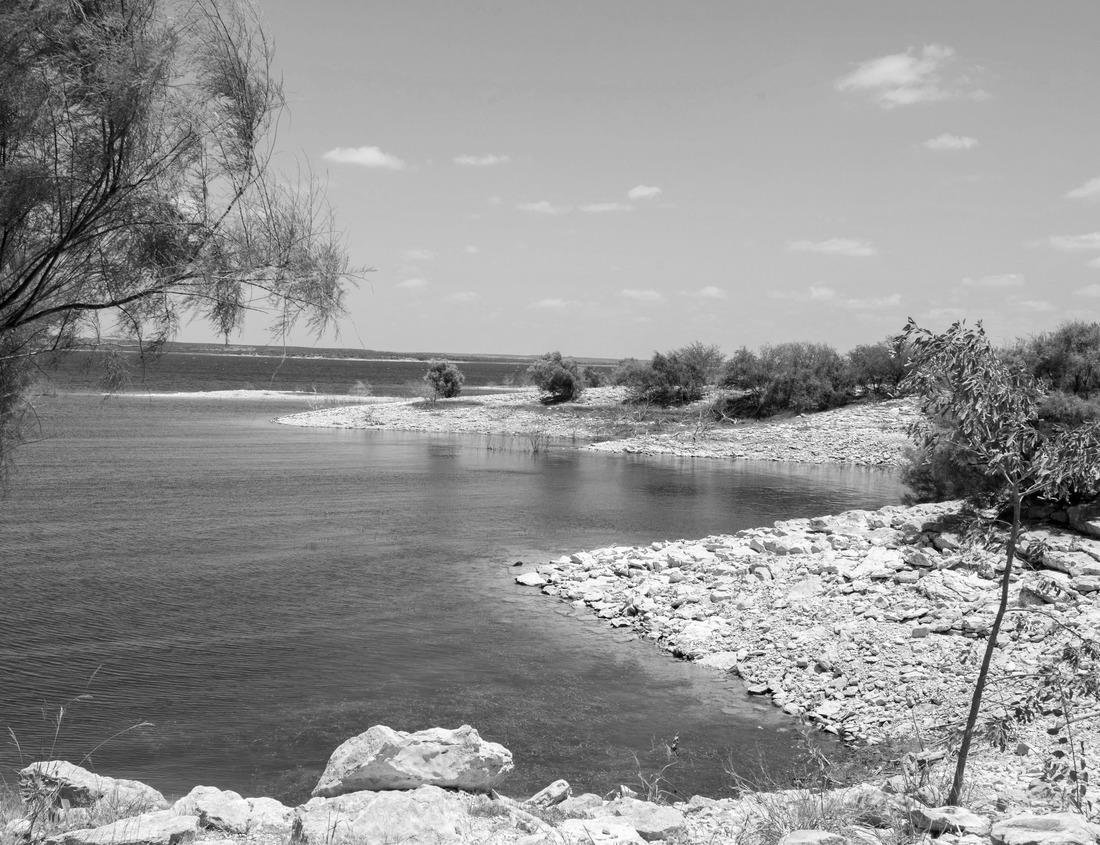 Noah Jigsaw Puzzle Early Autumn Reflections. Table Rock Mountain, Pickens, South Carolina, United States in black white 1000 pieces