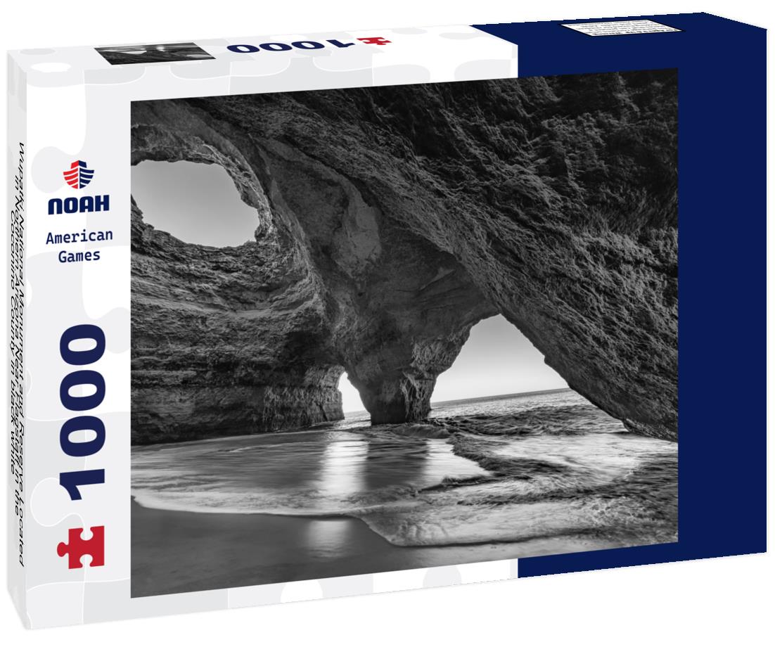 Wupatki National Monument and Reserve Located in Northern Arizona Near Flagstaff in the Coconino County 1000pc PuzzleBlack and White