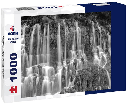 Noah Jigsaw Puzzle Booker T. Washington National Monument in Westlake Corner, Virginia, USA in black white 1000 pieces