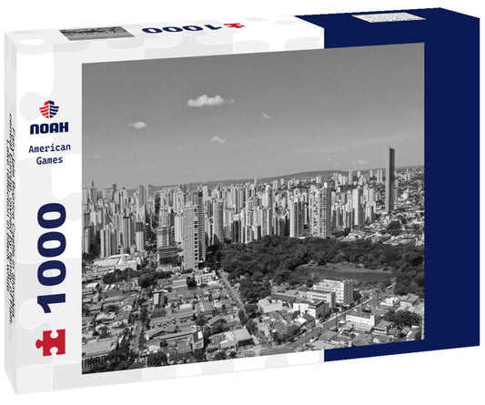 Noah Jigsaw Puzzle Fairy-tale Bojnice Castle in Slovakia, central Europe, owned by family of Palfi. Lake reflection in black white 1000 pieces