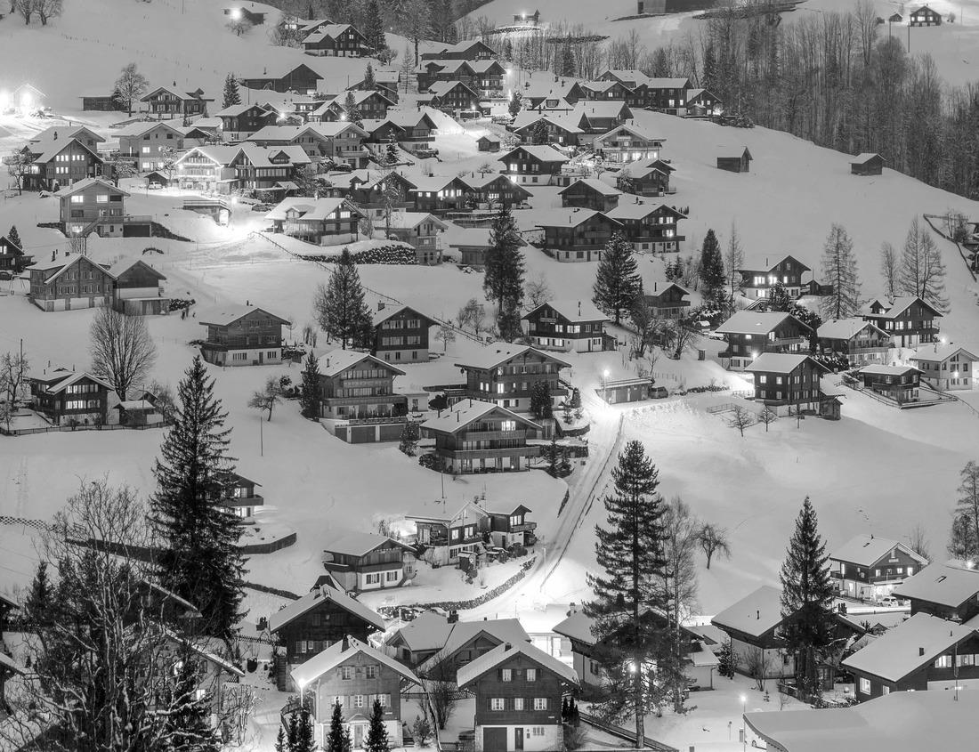 Noah Jigsaw Puzzle Medieval castle of Montebello on a sunny summer's day. Bellinzona, Switzerland in black white 1000 pieces
