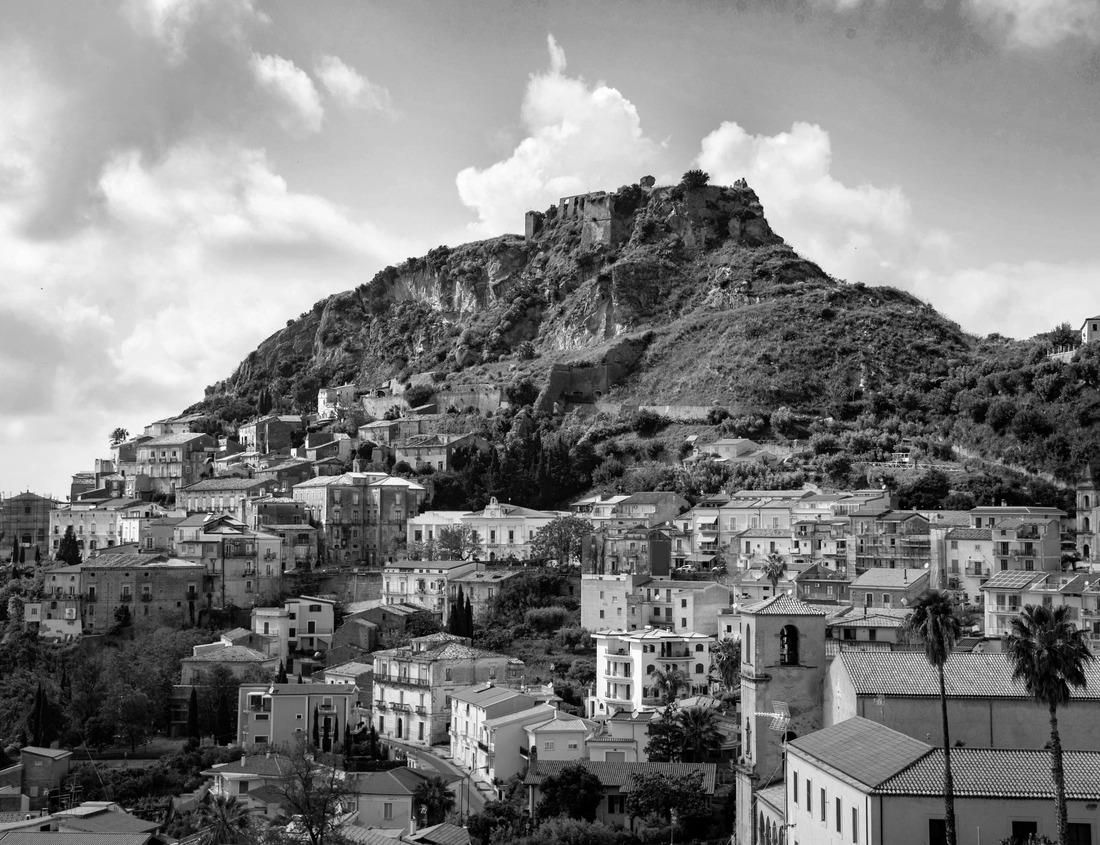 Noah Jigsaw Puzzle View of Forest and Snow Capped Mountain at Mount Rainier National Park in Washington State, USA in black white 1000 pieces
